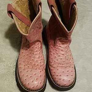 Ariat Pink Ostrich Fatbaby..